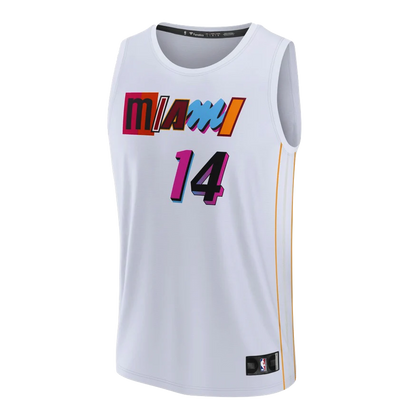 Miami Heat White Mashup Vol. 2 Jersey Tyler Herro #14