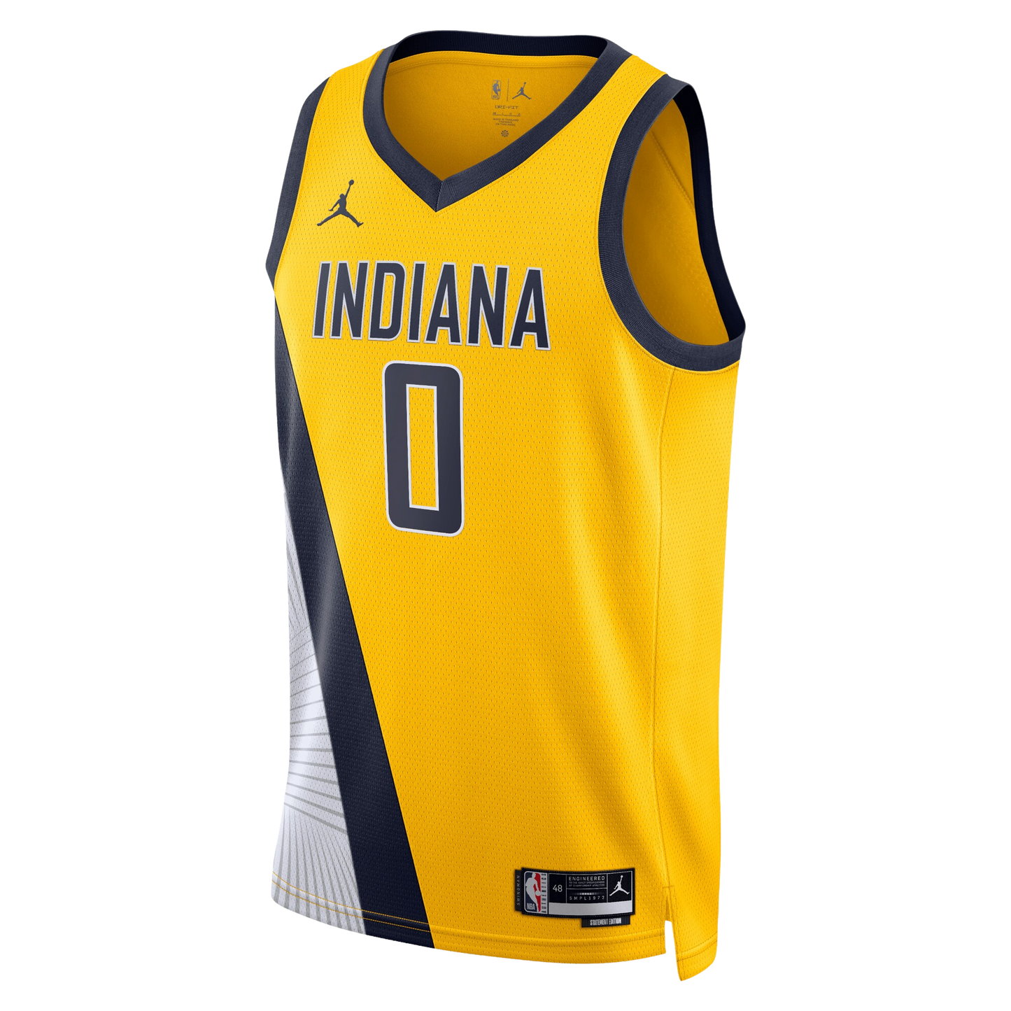 Indiana Pacers Gold Statement Jersey Tyrese Haliburton #0