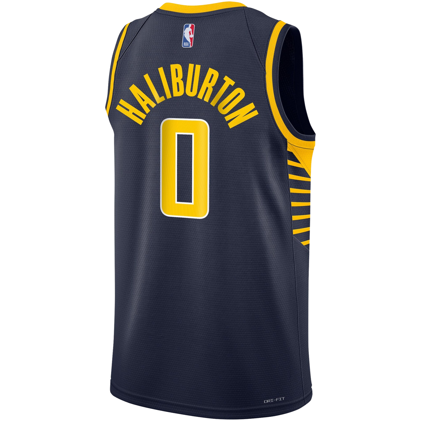 Indiana Pacers Navy Icon Jersey Tyrese Haliburton #0
