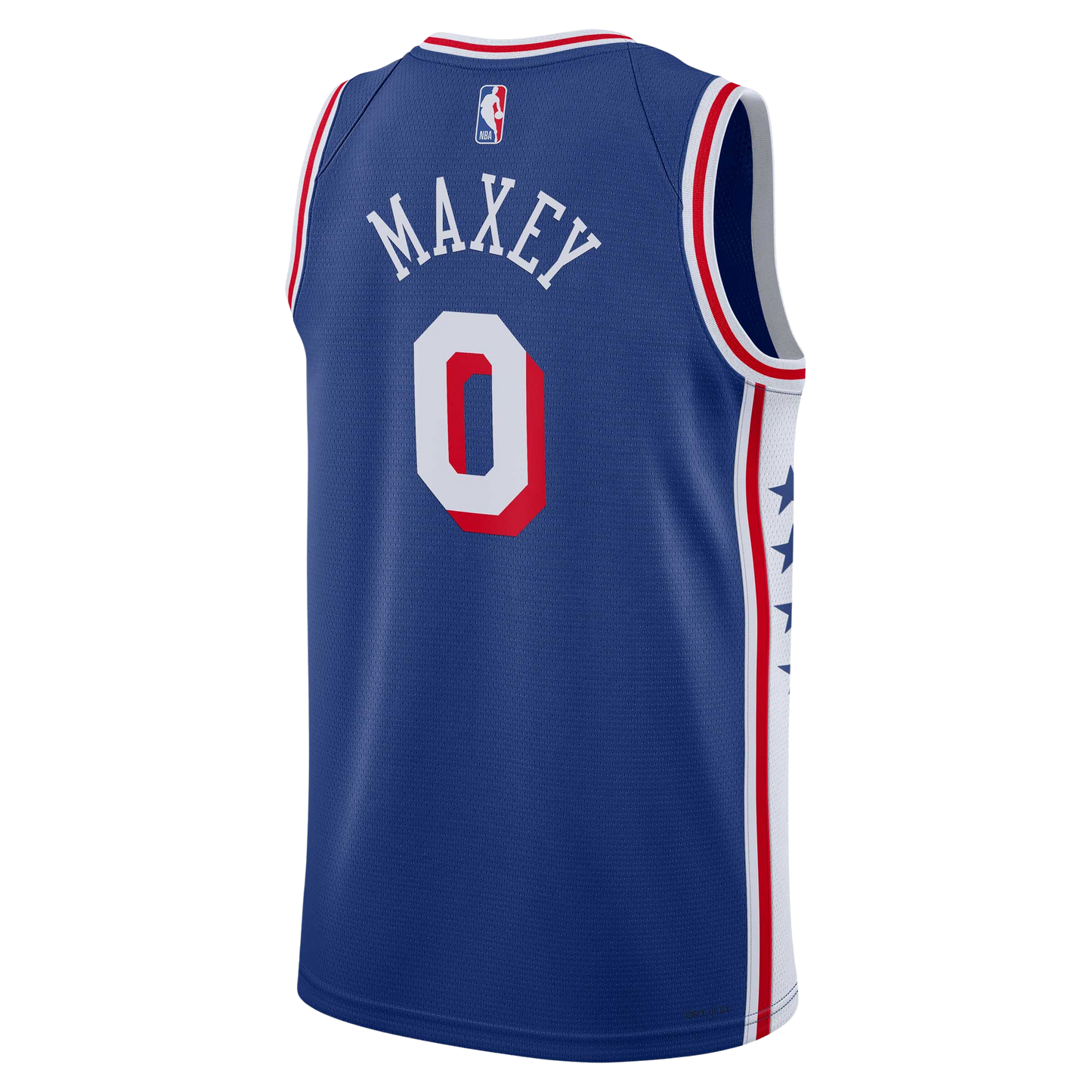 Philadelphia 76ers Blue Icon Jersey Tyrese Maxey #0
