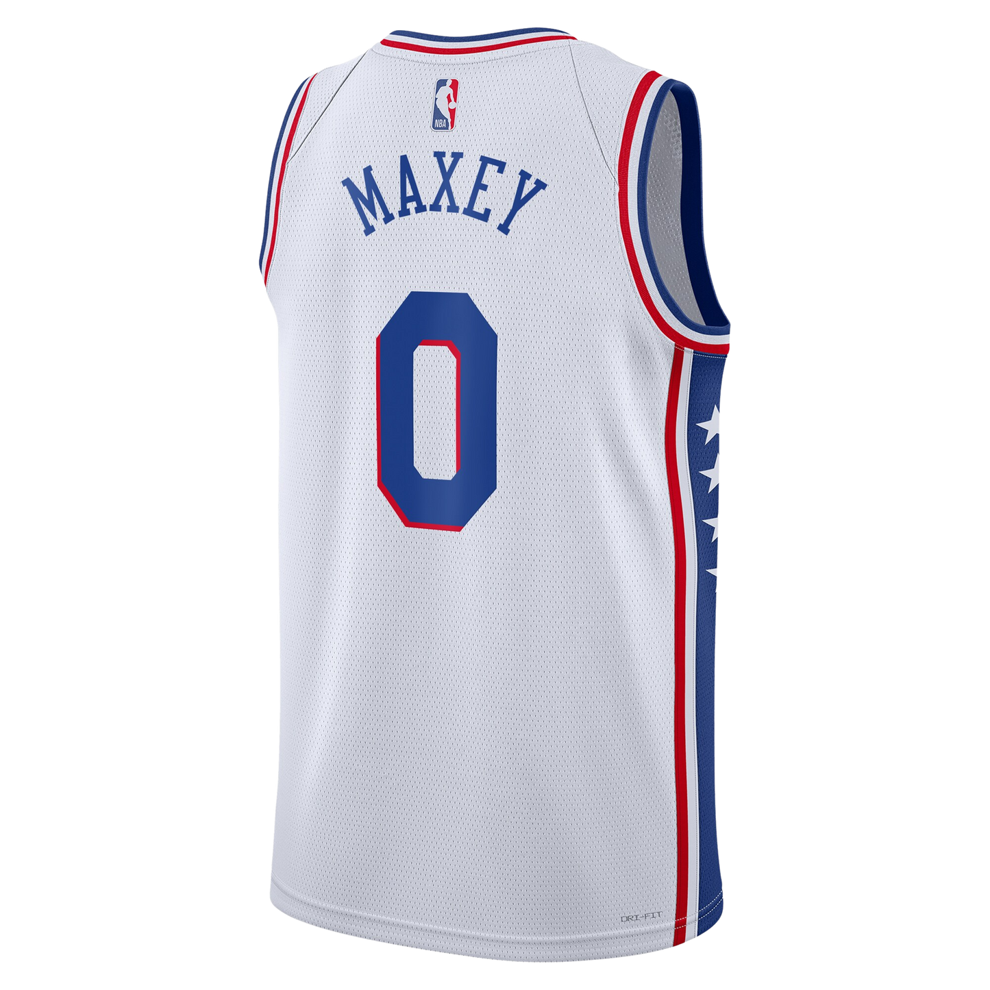 Philadelphia 76ers White Association Jersey Tyrese Maxey #0