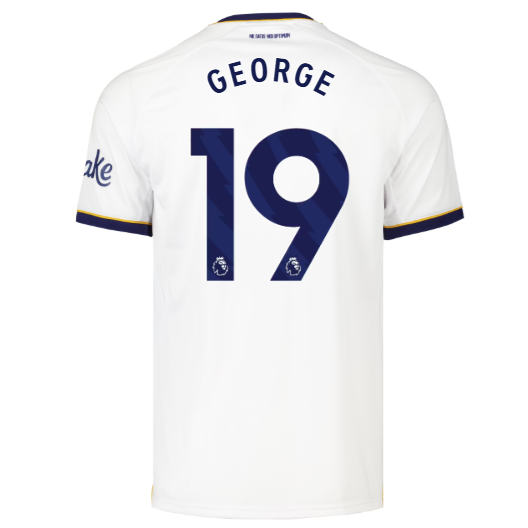 Everton 26/27 Away Jersey Tyrique George #19