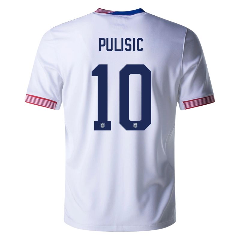 USA 2024 Home Jersey Pulisic #10 back