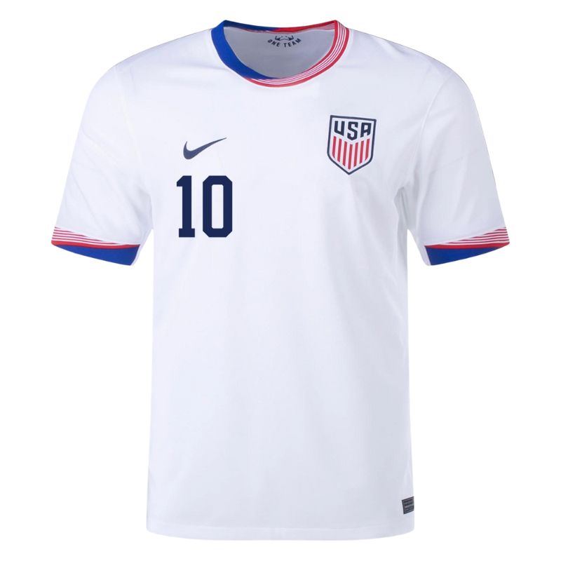 USA 2024 Home Jersey Pulisic #10 front