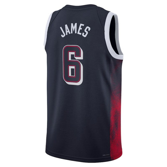 USA Basketball 2024 Lebron Navy Jersey