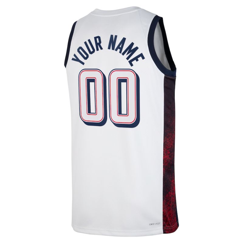 USA Basketball 2024 Custom White Jersey