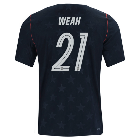 USA 2026 Away Jersey Timothy Weah #21