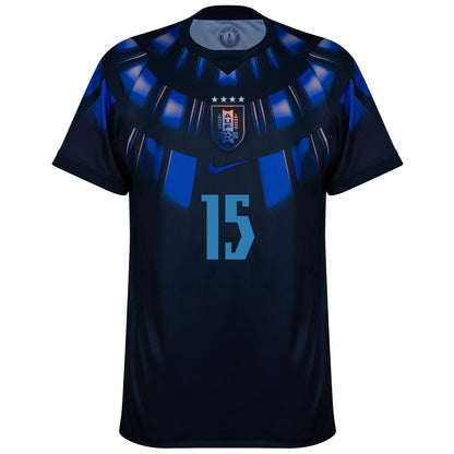 Uruguay 2026 Away Jersey Federico Valverde #15