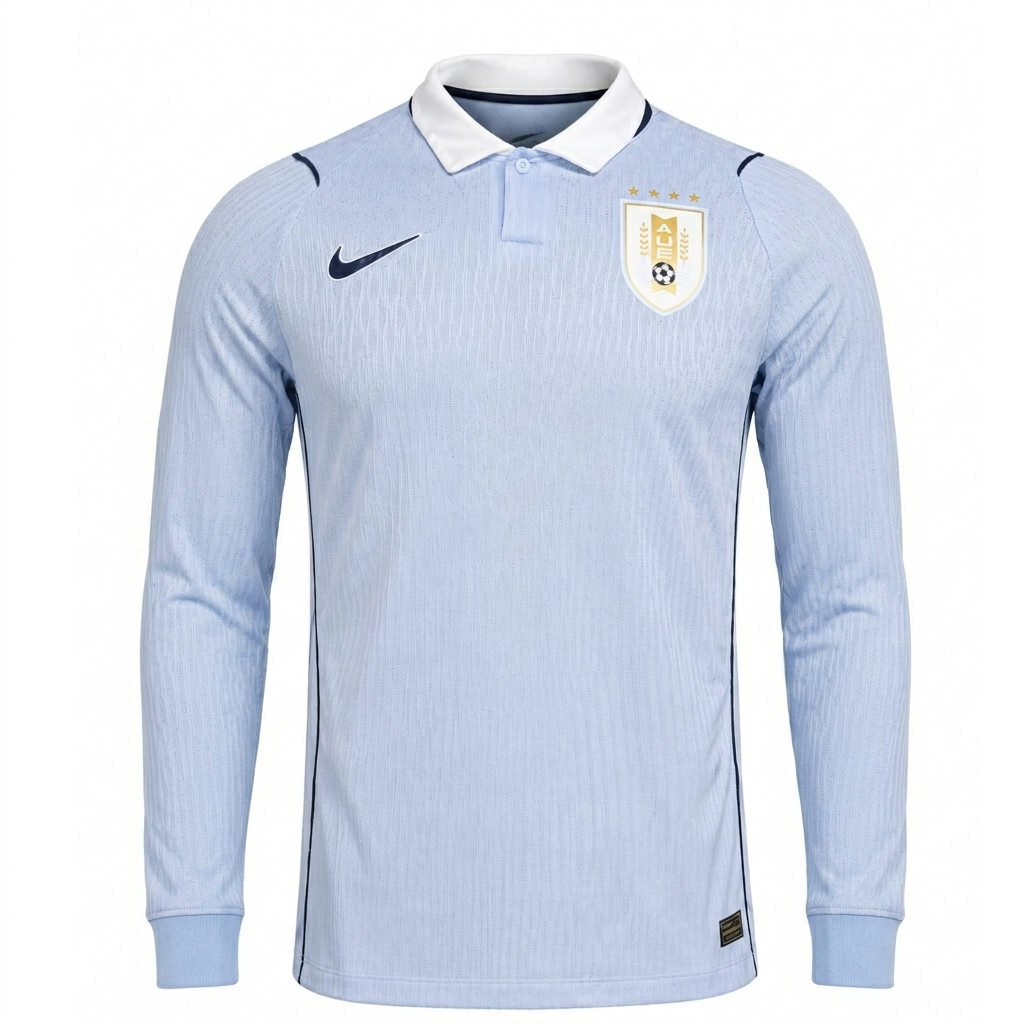 Uruguay 2026 Home Long Sleeve Jersey