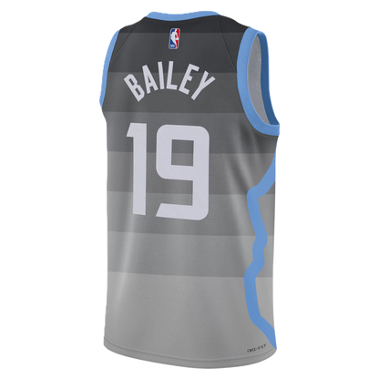 Utah Jazz Gray 2025-2026 City Edition Jersey Ace Bailey #19