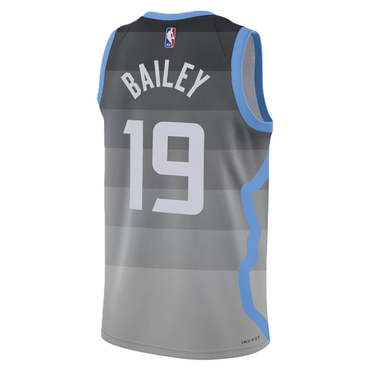 Utah Jazz Gray 2025-2026 City Edition Jersey Ace Bailey #19
