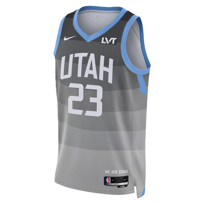 Utah Jazz Gray 2025-2026 City Edition Jersey Lauri Markkanen #23