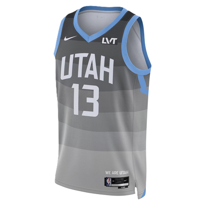 Utah Jazz Gray 2025-2026 City Edition Jersey Walter Clayton Jr. #13