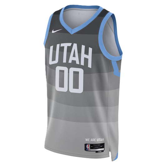 Utah Jazz Gray 2025-2026 City Edition Jersey Custom