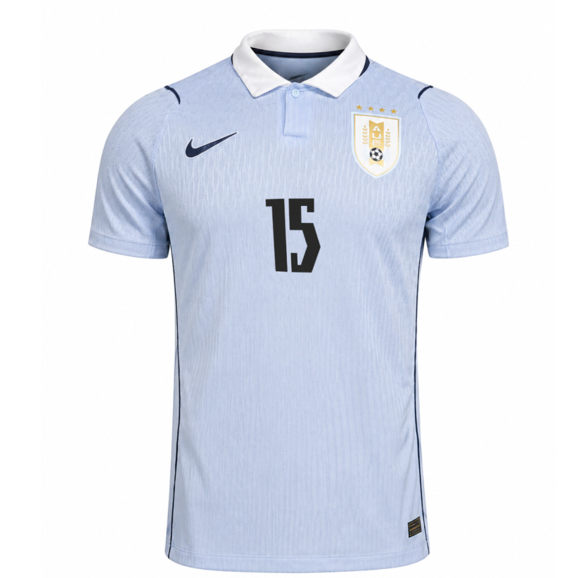 Uruguay 2026 Home Jersey Federico Valverde #15