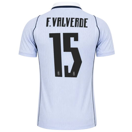 Uruguay 2026 Home Jersey Federico Valverde #15