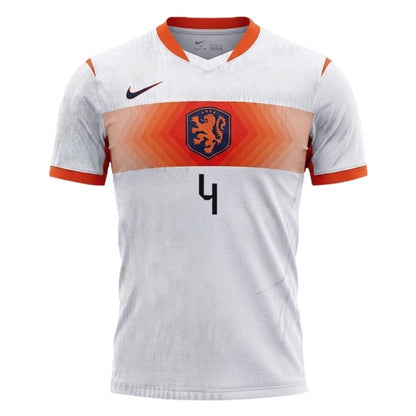 Netherlands 2026 Away Jersey Virgil Van Dijk #4