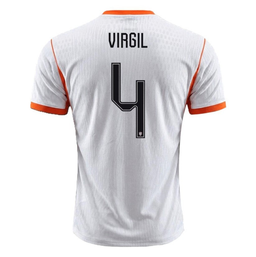 Netherlands 2026 Away Jersey Virgil Van Dijk #4