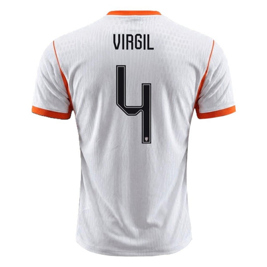 Netherlands 2026 Away Jersey Virgil Van Dijk #4