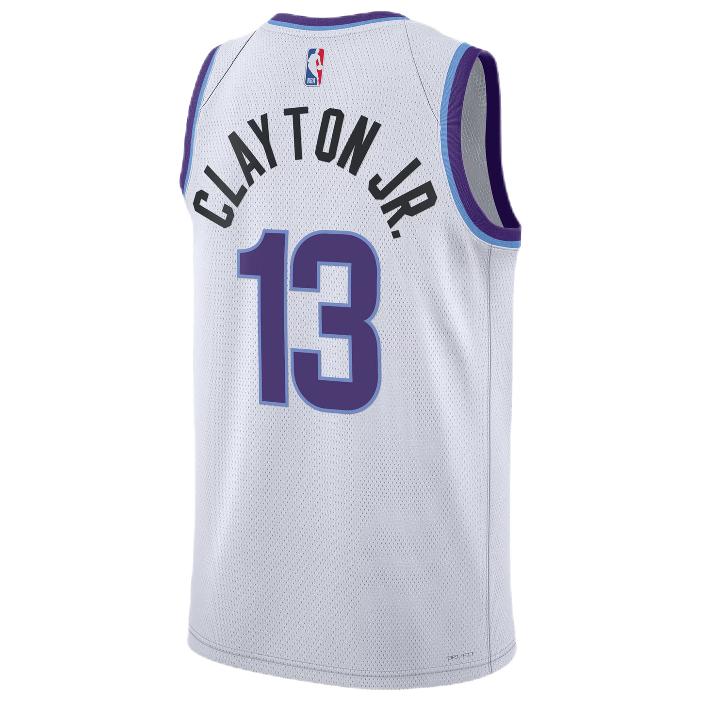 Utah Jazz White Association Jersey Walter Clayton Jr. #13