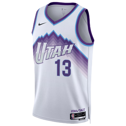 Utah Jazz White Association Jersey Walter Clayton Jr. #13