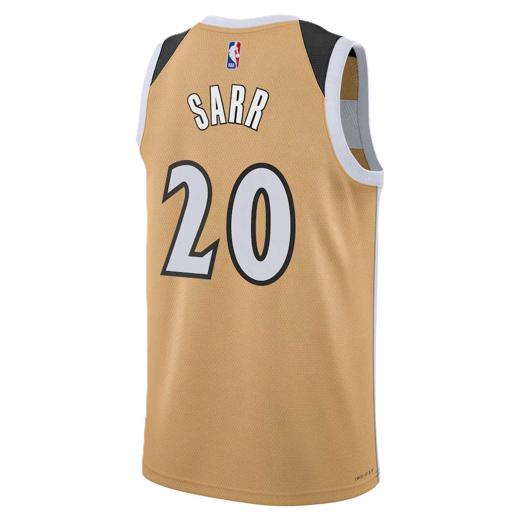Washington Wizards Tan 2025-2026 City Edition Jersey Alex Sarr #20
