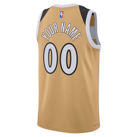 Washington Wizards Tan 2025-2026 City Edition Jersey Custom