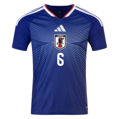 Japan 2026 Home Jersey Wataru Endō #6