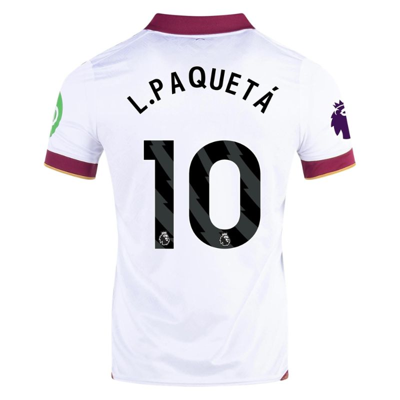 West Ham 24/25 Third Jersey L.Paqueta #10 back