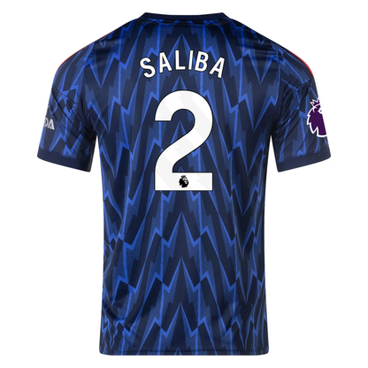 Arsenal 25/26 Away Jersey William Saliba #2
