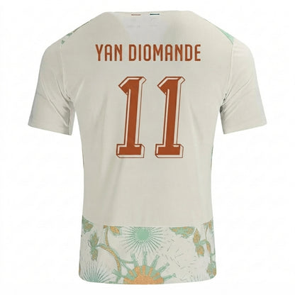 Ivory Coast 2026 Away Jersey Yan Diomande #11