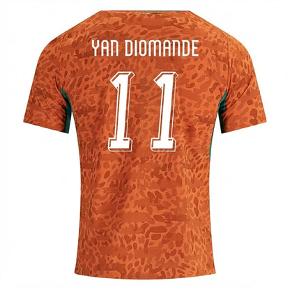 Ivory Coast 2026 Home Jersey Yan Diomande #11