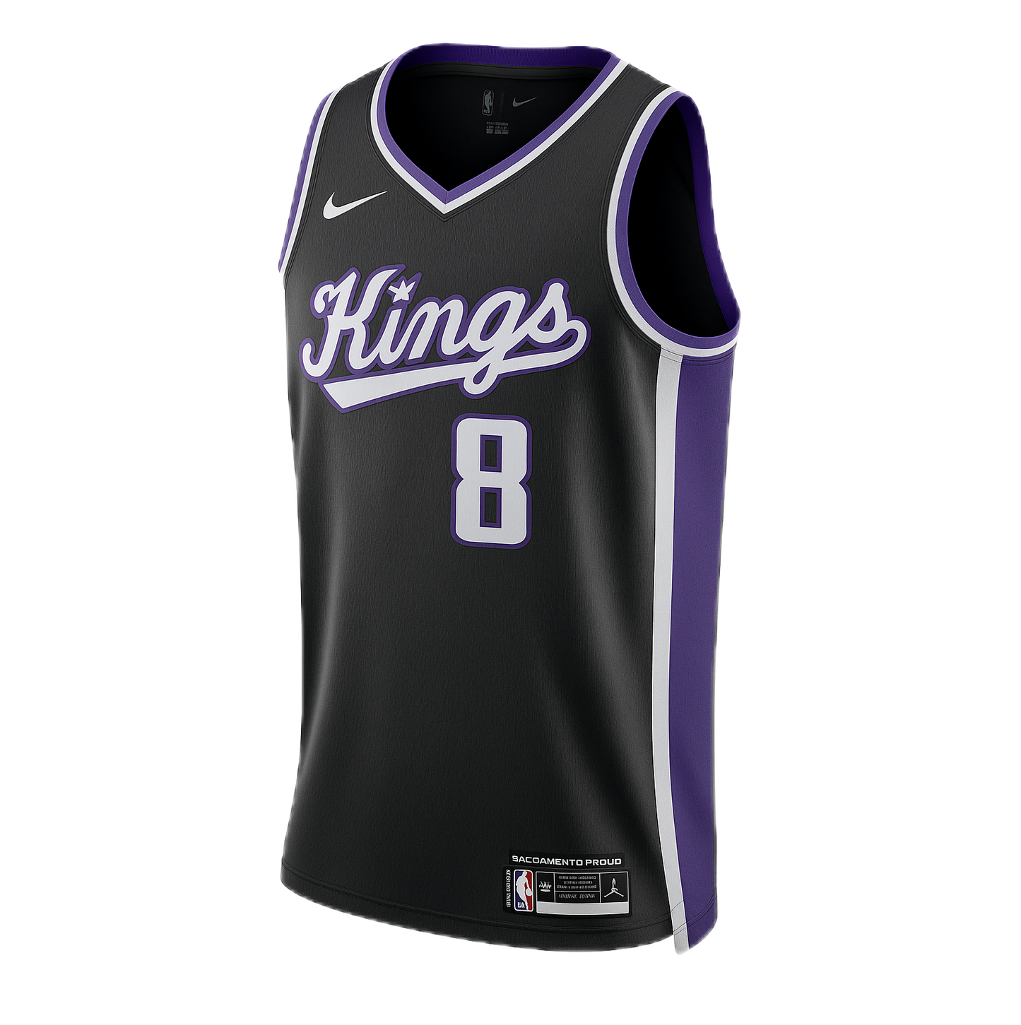 Sacramento Kings Black Icon Jersey Zach LaVine #8