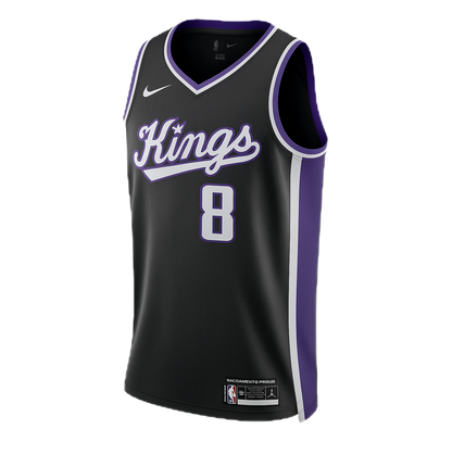 Sacramento Kings Black Icon Jersey Zach LaVine #8