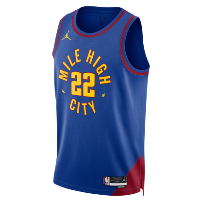 Denver Nuggets Blue Statement Jersey Zeke Nnaji #22