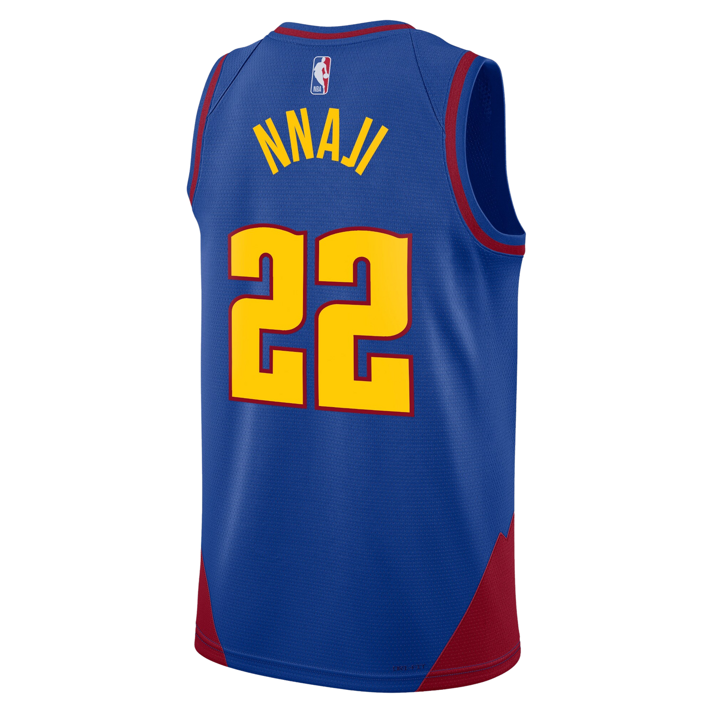 Denver Nuggets Blue Statement Jersey Zeke Nnaji #22