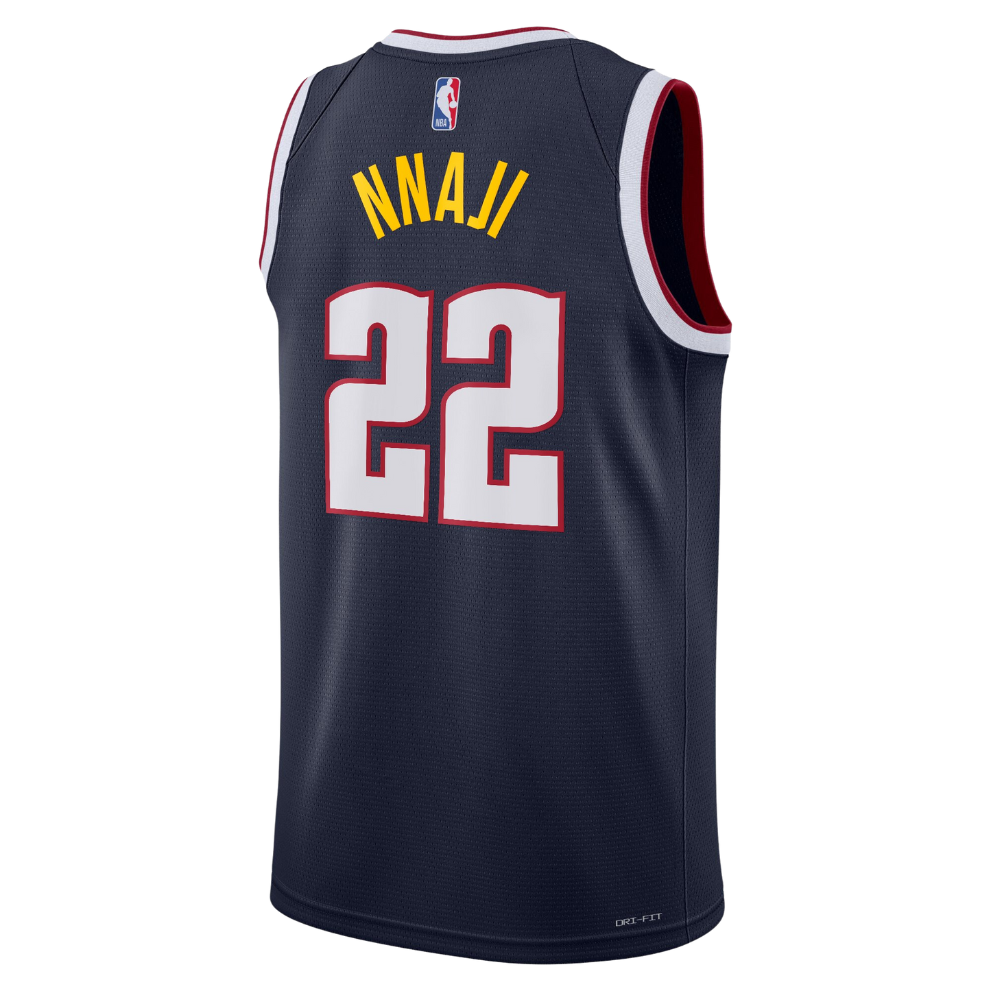 Denver Nuggets Navy Icon Jersey Zeke Nnaji #22