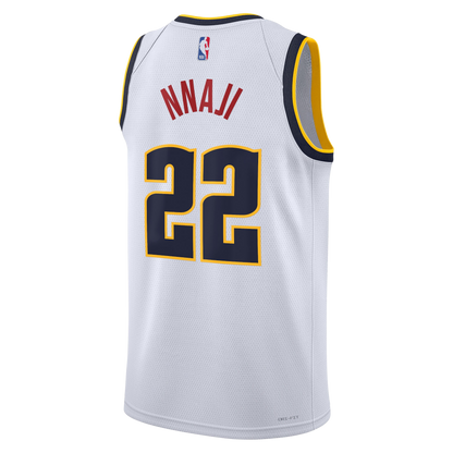 Denver Nuggets White Association Jersey Zeke Nnaji #22