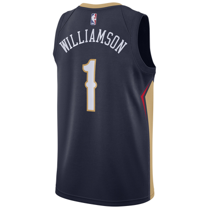 New Orleans Pelicans Navy Icon Jersey Zion Williamson #1