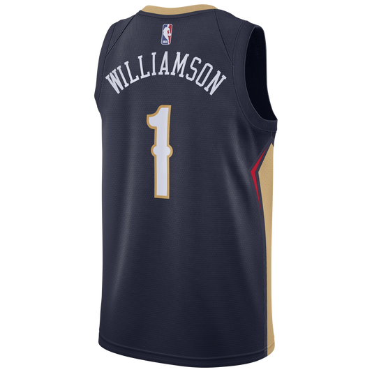 New Orleans Pelicans Navy Icon Jersey Zion Williamson #1