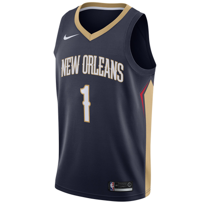 New Orleans Pelicans Navy Icon Jersey Zion Williamson #1