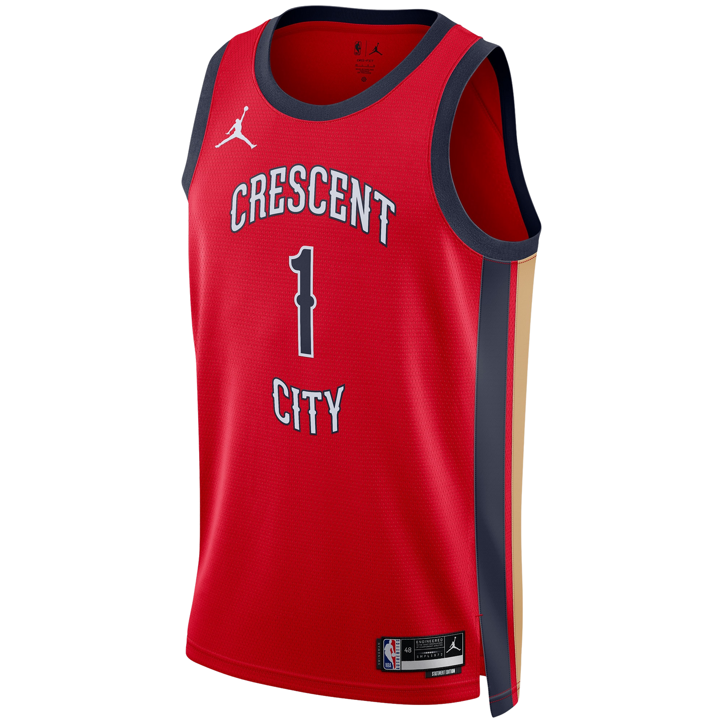 New Orleans Pelicans Red Statement Jersey Zion Williamson #1