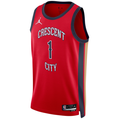 New Orleans Pelicans Red Statement Jersey Zion Williamson #1