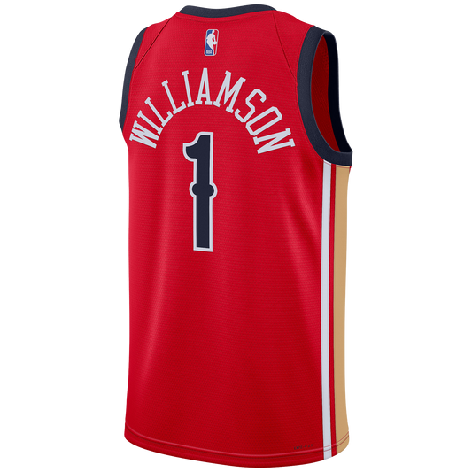 New Orleans Pelicans Red Statement Jersey Zion Williamson #1