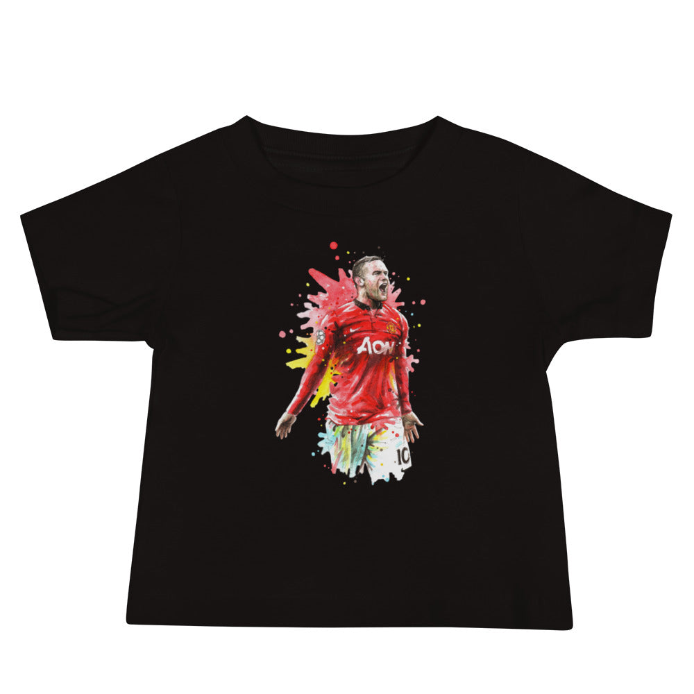 Manchester United Wayne Rooney Vintage Baby Jersey Short Sleeve Tee