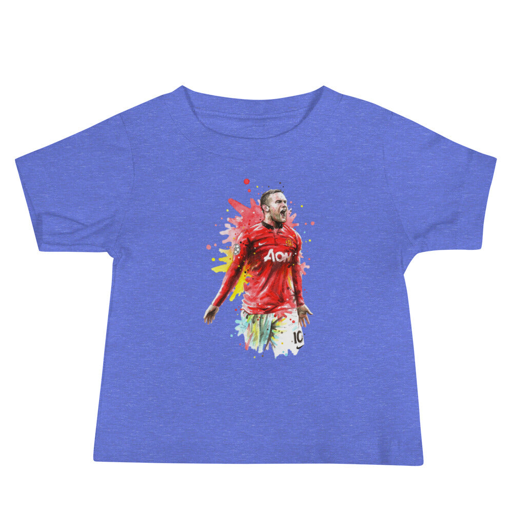 Manchester United Wayne Rooney Vintage Baby Jersey Short Sleeve Tee