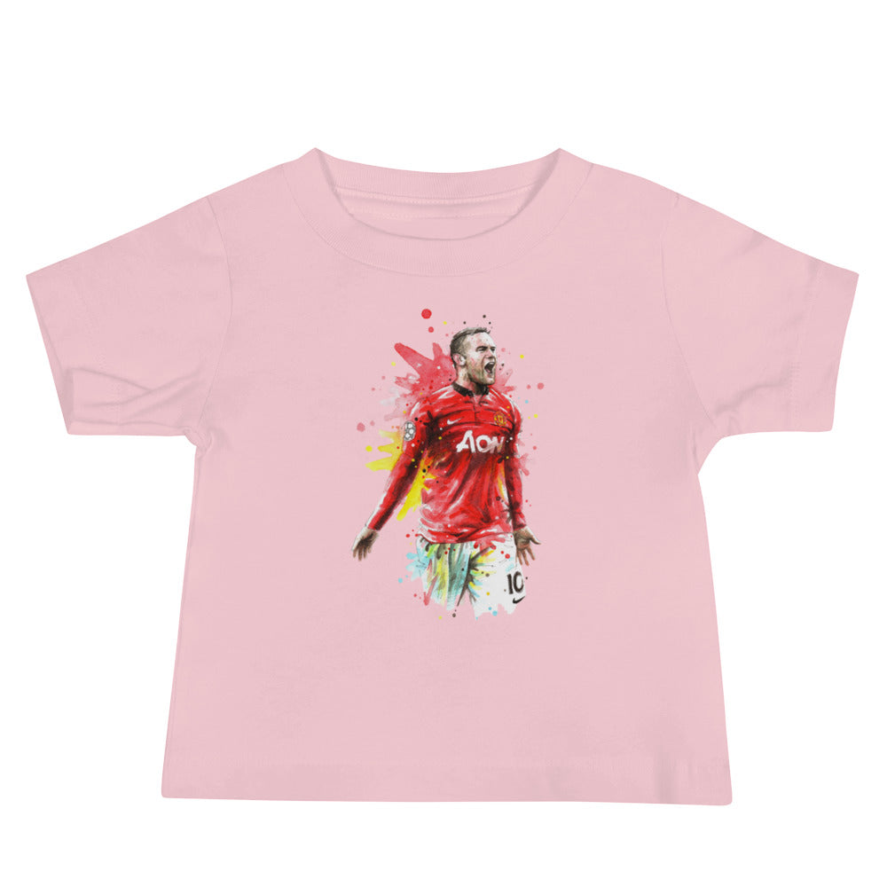 Manchester United Wayne Rooney Vintage Baby Jersey Short Sleeve Tee