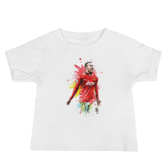 Manchester United Wayne Rooney Vintage Baby Jersey Short Sleeve Tee