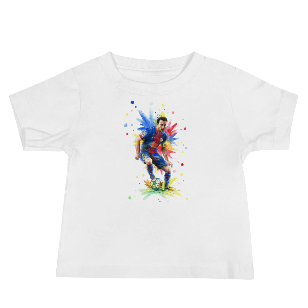 Xavi Barcelona Baby Jersey Short Sleeve Tee