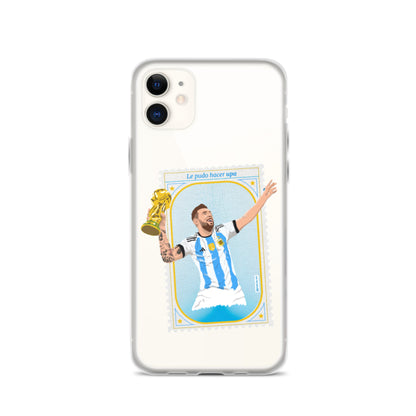 Messi's Lucky stamp ARG Clear Case for iPhone® - The 90+ Minute
